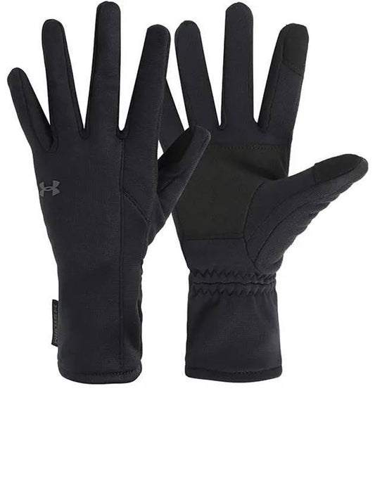 UA Storm Fleece Gloves Black - UNDER ARMOUR - BALAAN.