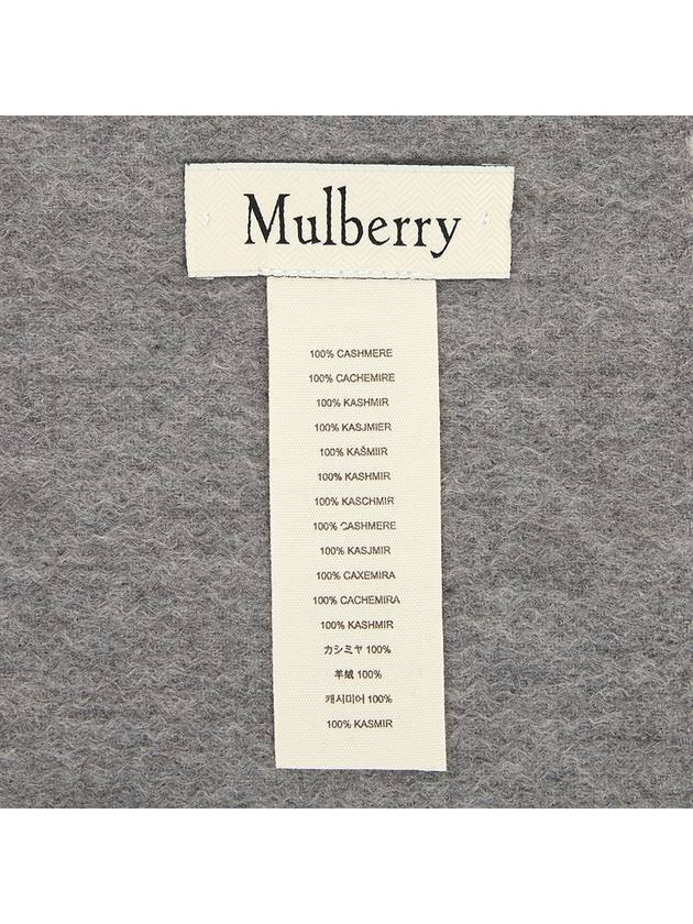 Logo VS4460 885 C914 Cashmere Muffler Scarf Shawl - MULBERRY - BALAAN 10