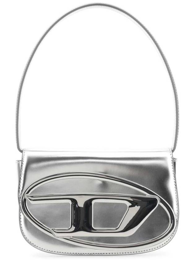 1DR Mirrored Leather Shoulder Bag Silver - DIESEL - BALAAN 2