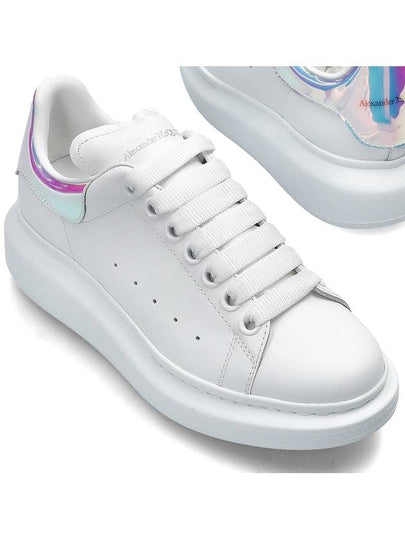 Oversized Low Top Sneakers White Iridescent - ALEXANDER MCQUEEN - BALAAN 2