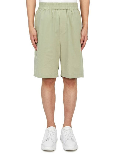 De Coeur Cotton Track Shorts Khaki - AMI - BALAAN 2