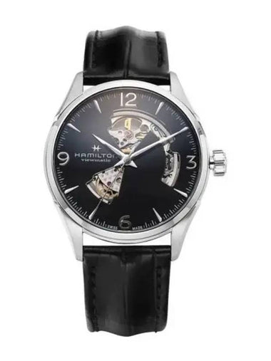 men s leather watch - HAMILTON - BALAAN 1