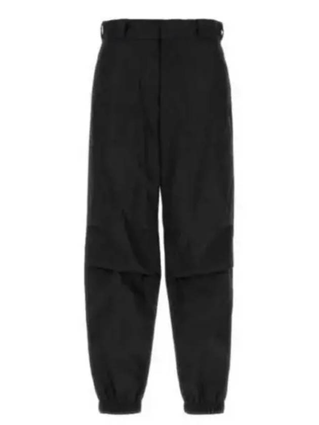 Triangle Logo Re-Nylon Jogger Track Pants Black - PRADA - BALAAN 2