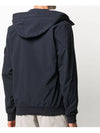 Wappen Patch Soft Shell R Fleece Hooded Jacket Navy - STONE ISLAND - BALAAN 4