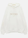 Embroidered Logo Hoodie White - SUNNEI - BALAAN 3