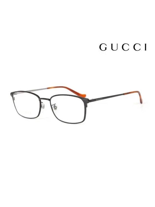 Glasses Frame GG0579OK 001 Square Metal Men Women Glasses - GUCCI - BALAAN.