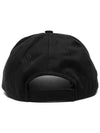 rubber logo ball cap black - OFF WHITE - BALAAN.
