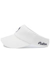 Women s Wide Visor WHITE WOMAN - MALBON GOLF - BALAAN 2