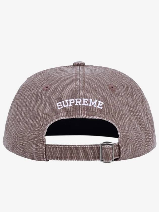 Pigment S Logo 6 Panel Cap Khaki FW24H28 - SUPREME - BALAAN 2