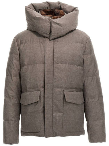 Yves Salomon 'Doudoune' Down Jacket - YVES SALOMON - BALAAN 1