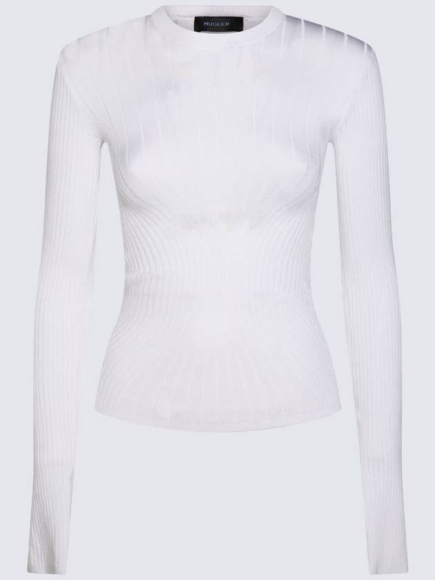 Mugler White Knitwear - MUGLER - BALAAN 1