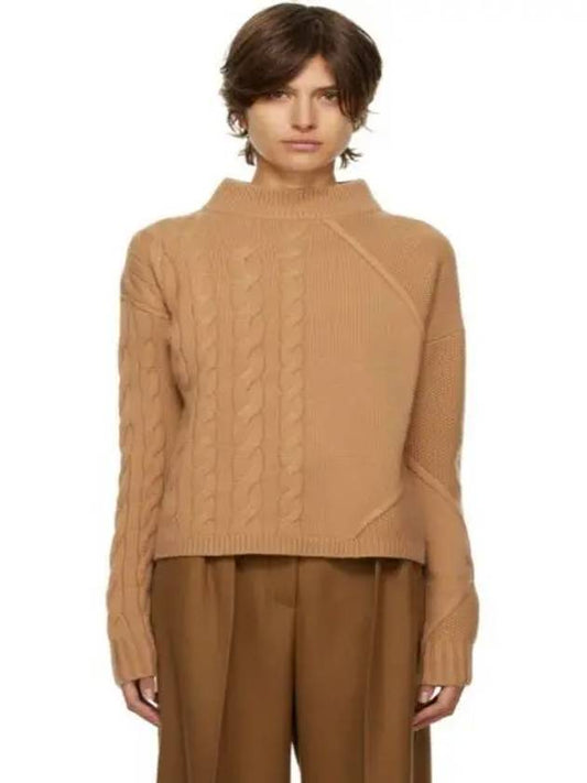 Women s Accordo Wool Knit Light Brown - MAX MARA - BALAAN 1