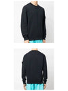 Wappen Patch Crew Neck Sweatshirt Navy - STONE ISLAND - BALAAN 6