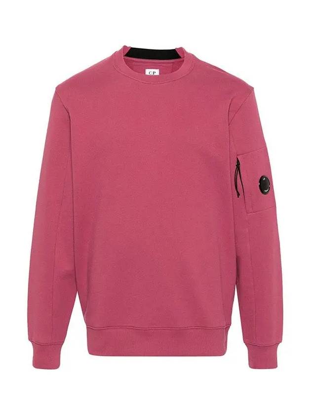 Diagonal Raised Fleece Sweatshirt Pink - CP COMPANY - BALAAN 3