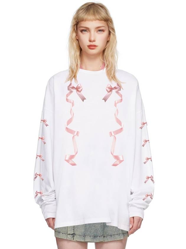 Women's Oversized Long Sleeve Top White - 2113 STUDIO - BALAAN 2