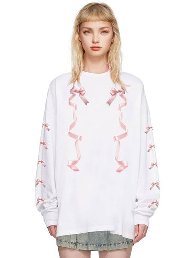 Women's Oversized Long Sleeve Top White - 2113 STUDIO - BALAAN 1