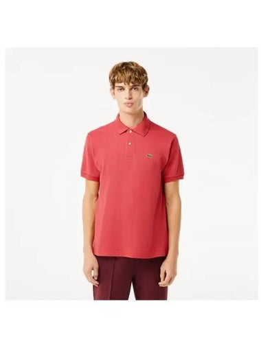 Men s Classic Fit Short Sleeve Polo Indigo Pink - LACOSTE - BALAAN 1