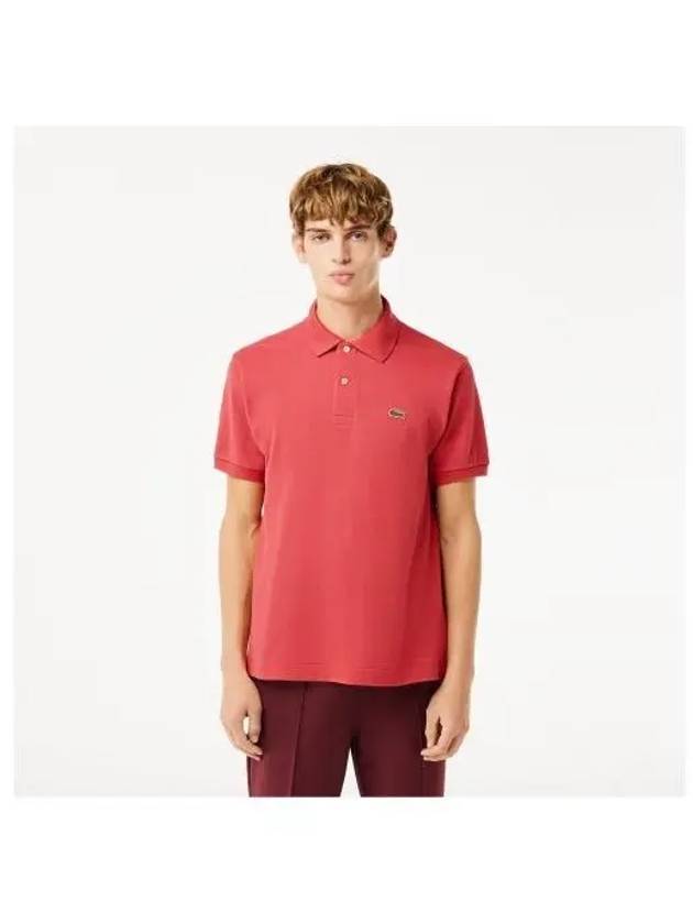 Men s Classic Fit Short Sleeve Polo Indigo Pink - LACOSTE - BALAAN 1