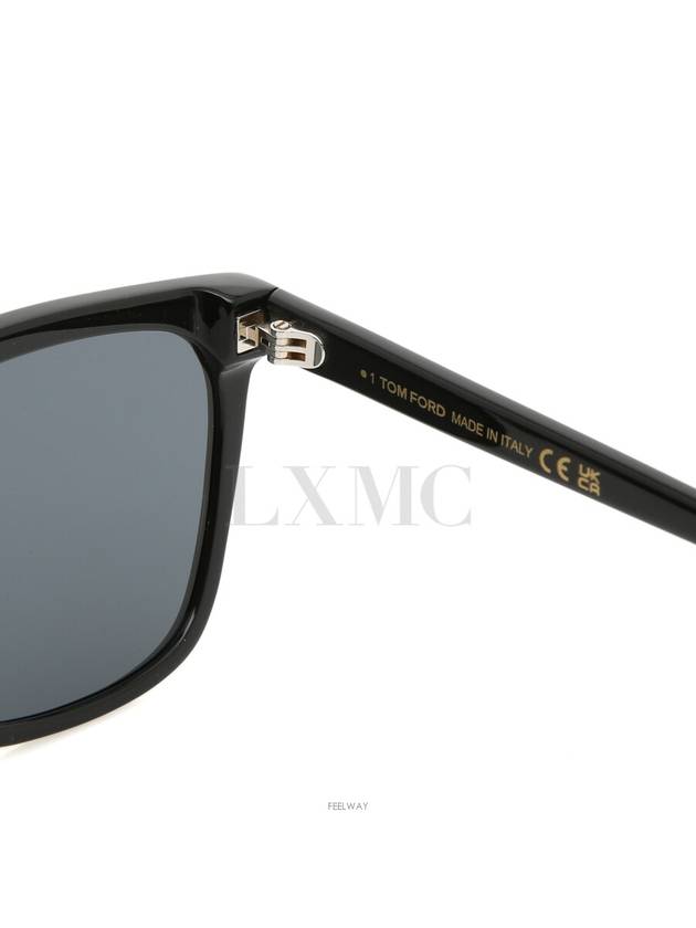 TF1132 Black Gold T Logo Horn Rim Sunglasses - TOM FORD - BALAAN 7