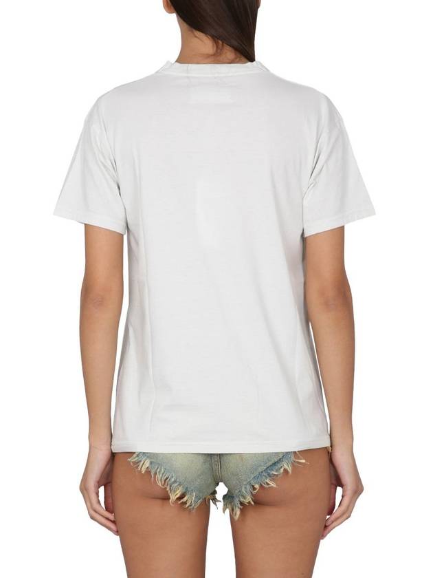 Women's Numeric Logo Short Sleeve T-Shirt Offwhite - MAISON MARGIELA - BALAAN 4