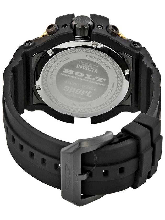 Invicta Bolt Chronograph Black Carbon Fiber Dial Men's Watch 23866 - INVICTA - BALAAN 3