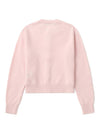 Face Logo Wool Cardigan Pink Women s - ACNE STUDIOS - BALAAN 2