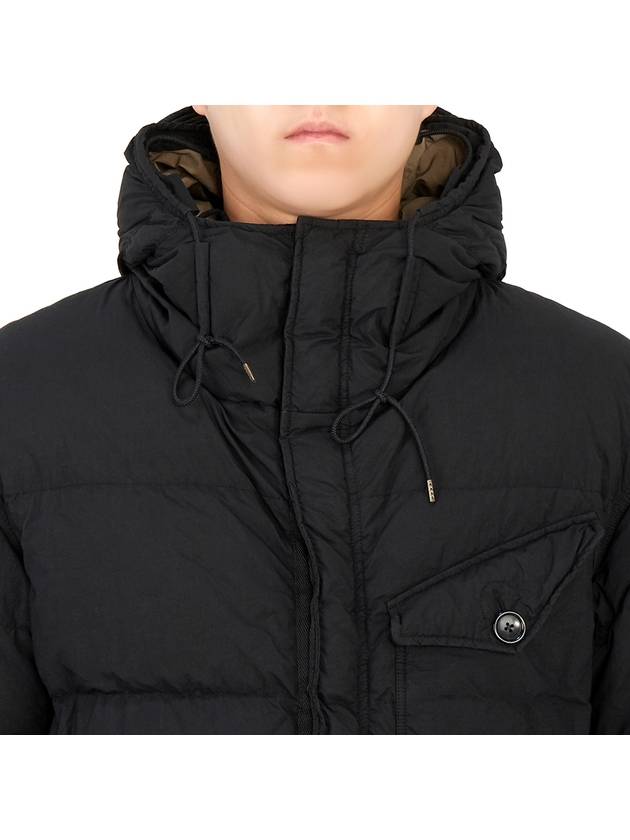 Survival Down Hooded Padding Black - TEN C - BALAAN 10