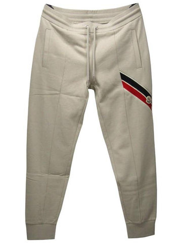 3 color trimmed sweatpants - MONCLER - BALAAN 1