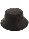 Wax Logo Bucket Hat Olive - BARBOUR - BALAAN 11