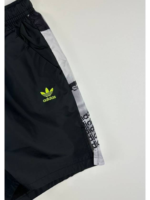 Trefoil Print Shorts Black - ADIDAS - BALAAN 4