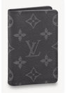 Pocket Organizer Monogram Card Wallet Black - LOUIS VUITTON - BALAAN 2