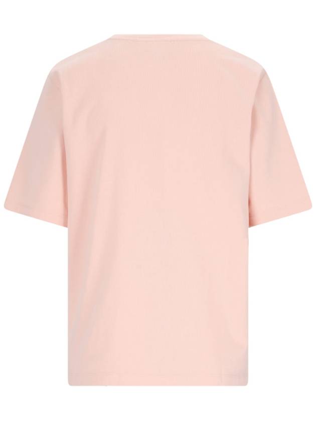 Bold Fox Head Patch Comfort Short Sleeve T-Shirt Pasture Rose - MAISON KITSUNE - BALAAN 3