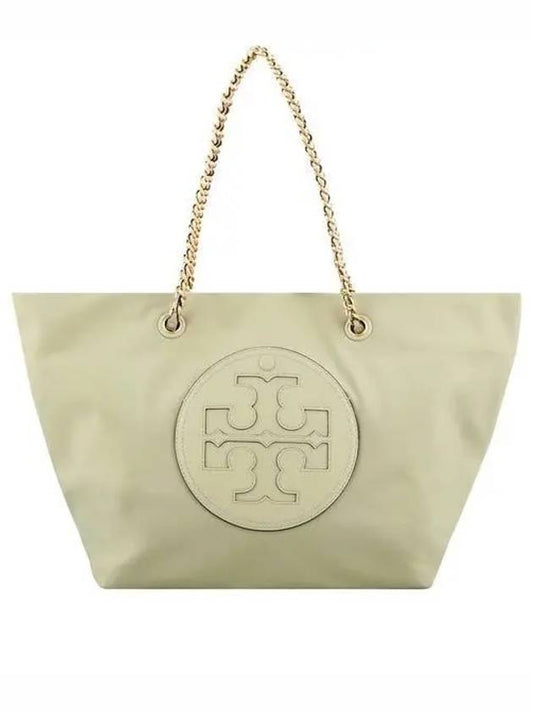 152313 301 Ella Chain Tote Bag Olive 1043081 - TORY BURCH - BALAAN 1