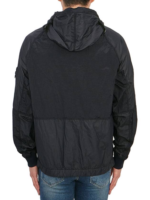 Nylon Metal Windbreaker Navy - STONE ISLAND - BALAAN 5