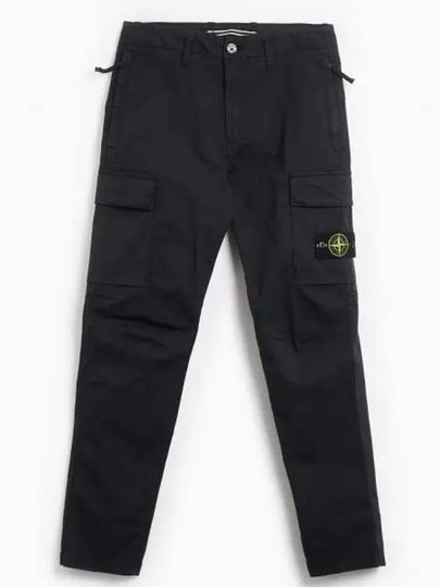 Supima Cotton Twill Stretch TC Straight Pants Navy - STONE ISLAND - BALAAN 2