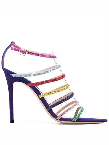 Gianvito Rossi Ladies Multicolored Mirage Strappy Crystal Sandals, Brand Size 36 ( US Size 6 ) - GIANVITO ROSSI - BALAAN 1