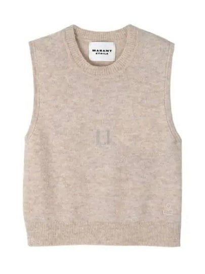 Ametis Knit Vest Beige - ISABEL MARANT - BALAAN 2