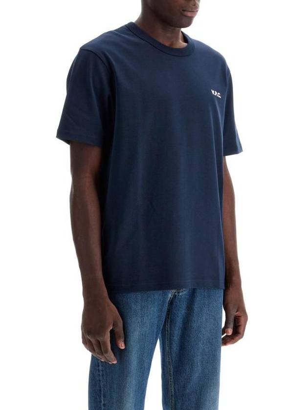 Boxy Petit VPC Short Sleeve T-Shirt Navy - A.P.C. - BALAAN 3