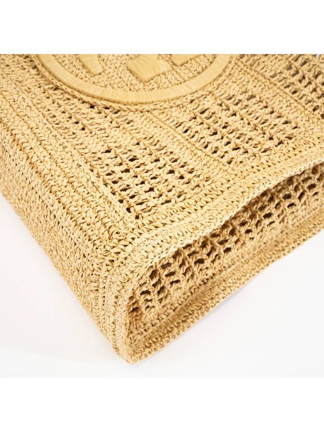 Ella Hand Crocheted Tote Bag Beige - TORY BURCH - BALAAN 7