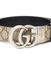 GG Marmont Reversible Leather Belt Beige - GUCCI - BALAAN 8