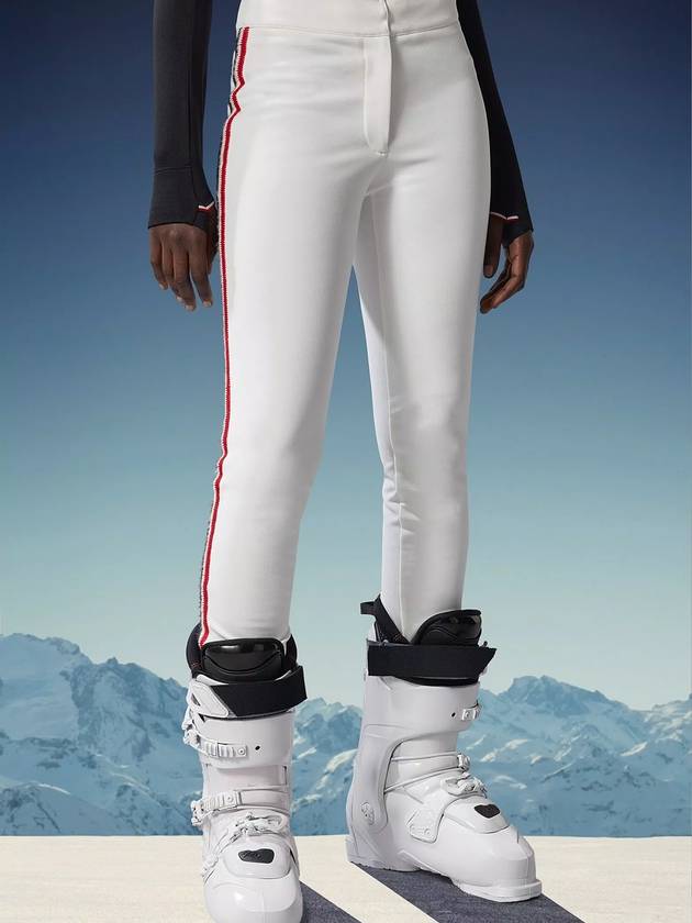 Tricolor Trim Skinny Pants White - MONCLER - BALAAN 3