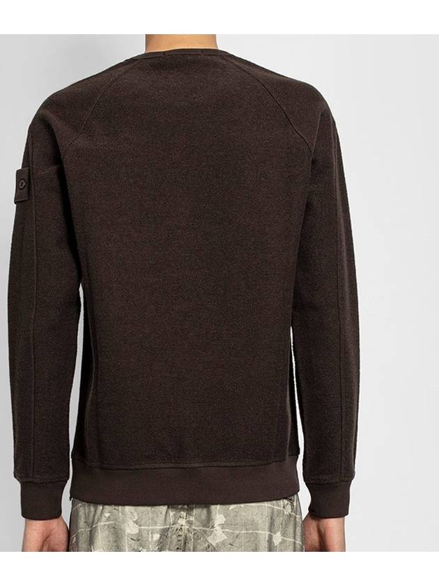 Ghost Piece Crewneck Sweatshirt Brown - STONE ISLAND - BALAAN 5