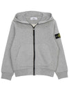 Kids brushed hood zip up 811660720 V0M64 6A8A - STONE ISLAND - BALAAN 2