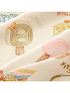 Funny Ice Cream 70 Scarf Beige - HERMES - BALAAN 3