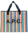 Johanna Striped Tote Bag - A.P.C. - BALAAN 3