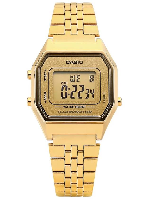 LA680WGA 9BDF 9B Digital Square Vintage Retro Metal Watch - CASIO - BALAAN 6