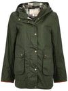 Women's Victoria Wax Cotton Jacket Green - BARBOUR - BALAAN 2