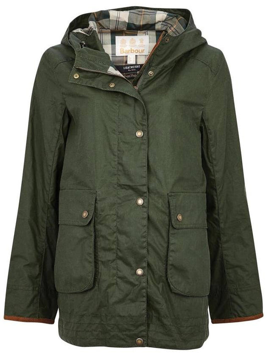 Women's Victoria Wax Cotton Jacket Green - BARBOUR - BALAAN 2