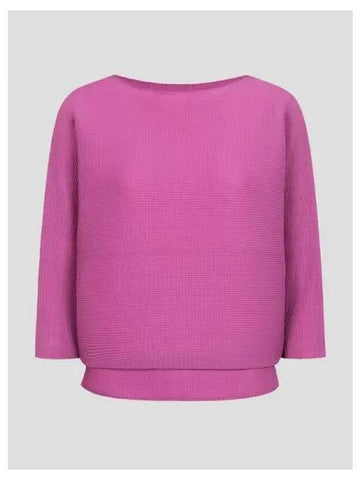 Dolman Stretch Pleats 1 T Shirt Rose Pink Domestic Product GM0024090241653 - ISSEY MIYAKE - BALAAN 1