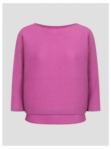 Dolman Stretch Pleats 1 T Shirt Rose Pink Domestic Product GM0024090241653 - ISSEY MIYAKE - BALAAN 1